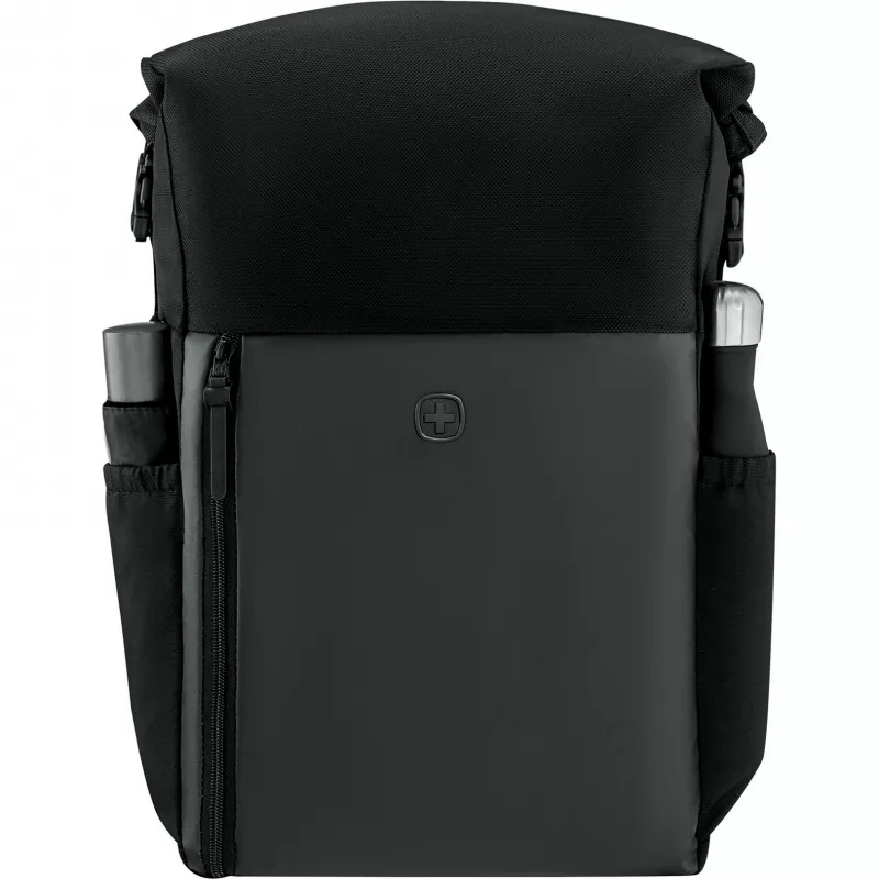 Wenger UrbanOne Roll-Top 15.6 Laptop Rucksack Schwarz