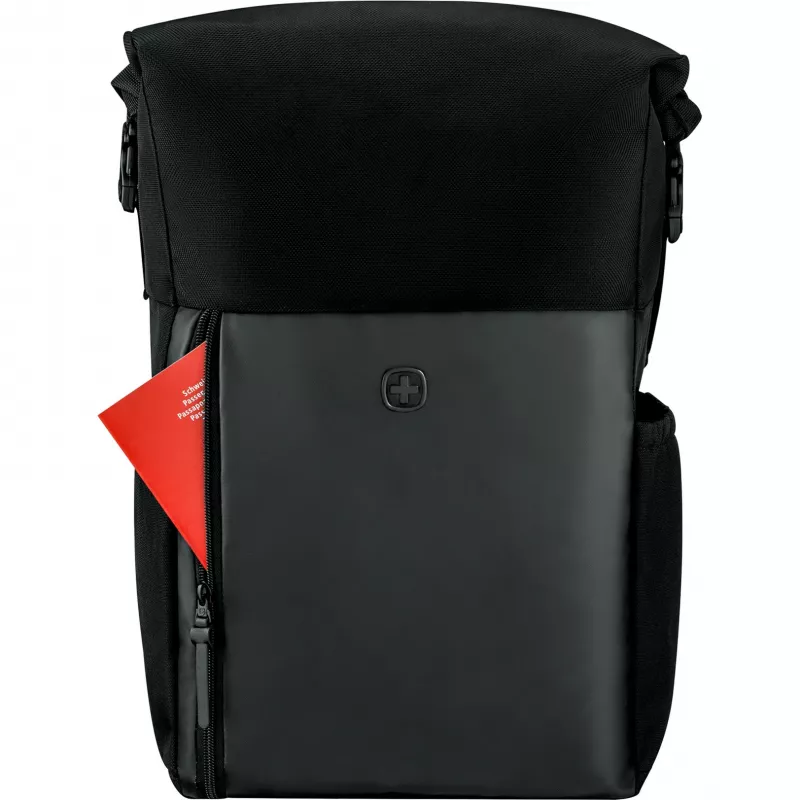 Wenger UrbanOne Roll-Top 15.6 Laptop Rucksack Schwarz