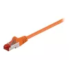 Wentronic 1,5m Cat6 STP RJ-45 auf RJ-45 Patchkabel, Orange (95582)