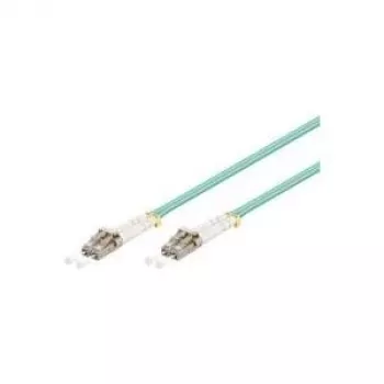 Wentronic 10m LC-LC OM3 Duplex Multimode Glasfaser-Patchkabel, Blau 95755