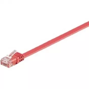 Wentronic 96400 1m Cat6 U/UTP rotes Netzwerk-Patchkabel