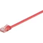 Wentronic 96418 Cat6 U/UTP RJ45 Patchkabel, 3 m, Rot, 1 Gbps, 250 MHz, Kupfer, PVC-Mantel