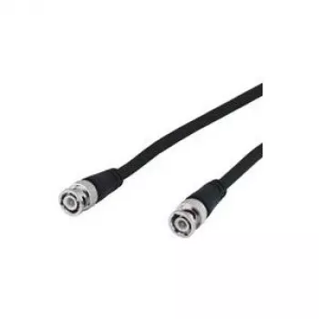 Wentronic AVK 146-1000 10m RCA Stecker-auf-Stecker Audiokabel - Schwarz 50075