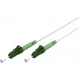 WENTRONIC Goobay 59586 OS2 Single-Mode LWL-Patchkabel LC/APC auf LC/APC, 3 m, Weiß, LSZH