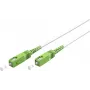 Wentronic Goobay 59596 SC/APC auf SC/APC Single-Mode OS2 Glasfaser-Patchkabel, 3 m, LSZH, Weiß