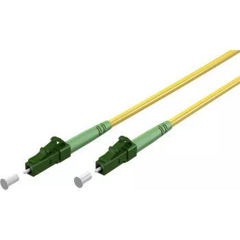 WENTRONIC Goobay 59631 OS2 Single-Mode LC/APC auf LC/APC Glasfaser-Patchkabel, 31 m, Gelb, LSZH, FTTH