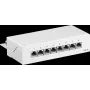 Wentronic Goobay 62069 26-Port Cat6 S/UTP geschirmtes Patch Panel, 1U 19 Zoll Rackmontage, Weiß