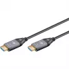WENTRONIC Goobay 76276 Aktives optisches HDMI-Kabel AOC 8K – 10 m, HDMI 2.1, 48 Gbps, 8K@60Hz, 4K@120Hz, Dynamic HDR, eARC, VRR, ALLM, HDCP 2.3, Schwarz