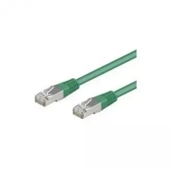 Wentronic Goobay CAT 5e SF/UTP Patchkabel, Grün, 1m, CCA 68043
