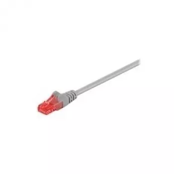 Wentronic Goobay CAT 6 Patchkabel, U/UTP, Grau, 1 m, LSZH Halogenfrei, Kupfer 93669