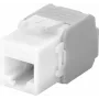 Wentronic Goobay CAT 6a Keystone RJ45 Buchse, ungeschirmt, 500MHz, Weiß (90867)