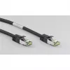 Wentronic Goobay CAT 8.1 S/FTP Patchkabel, LSZH, Schwarz, 1 m 66721