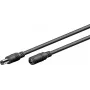 Wentronic Goobay DC-Verlängerungskabel 5 m Schwarz 76671