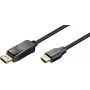 Wentronic Goobay DisplayPort auf HDMI Kabel 1,8 m Schwarz 4K@30Hz 80524