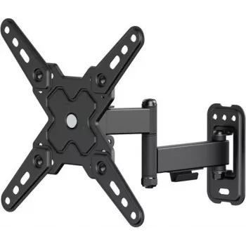 WENTRONIC Goobay FULLMOTION (S) TV-Wandhalterung für 19-43 Zoll Bildschirme, 20 kg, Full-Motion, schwenkbar, neigbar, VESA bis 200x200, Schwarz 79762