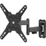 WENTRONIC Goobay FULLMOTION (S) TV-Wandhalterung für 19-43 Zoll Bildschirme, 20 kg, Full-Motion, schwenkbar, neigbar, VESA bis 200x200, Schwarz 79762