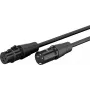 WENTRONIC Goobay XLR Mikrofonkabel, 1 m, Schwarz, Stecker auf Buchse 80028