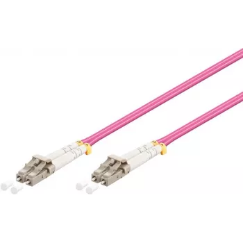 Wentronic LC-LC OM4 Duplex Multimode LWL Patchkabel, 50/125µm, LSZH, Pink 95940