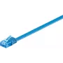 Wentronic RJ-45 CAT6a 0,5m U/UTP Patchkabel, vergoldete Stecker, 10 Gbps, Schwarz 96295