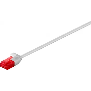 Wentronic Slim Line Cat6 U/UTP Patchkabel, 0,15 m, Elfenbein 71545