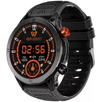 WEOFLY Conquer Smartwatch Schwarz