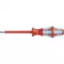 Wera 05022734001 Kraftform Plus Standard Schraubendreher-Set, 7-teilig, Schlitz & Kreuzschlitz, Lasertip, Wandhalterung