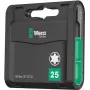 Wera 20-teiliges Bit-Check-Set, TORX TX 25, 25 mm Länge, 1/4 Zoll Sechskant-Antrieb, mit Rapidaptor Schnellwechsel-Bithalter 05057773001