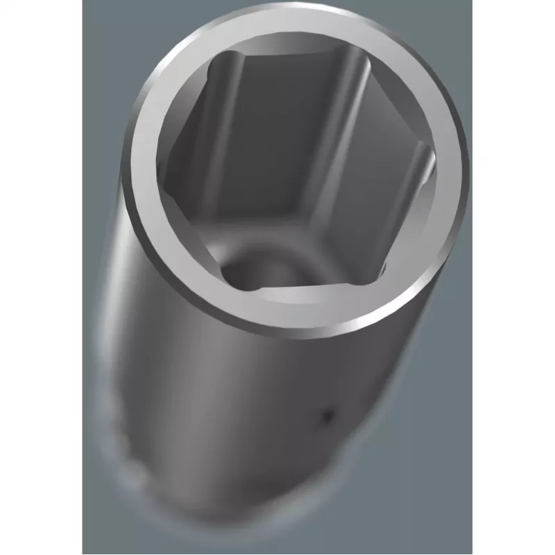 Wera 3/8 inch Antrieb Tiefbock-Satz auf Magnetleiste, 9-teilig, metrisch, Schwarz/Grün
