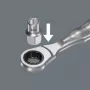 Wera 950 SPKL Hex-Plus L-Schlüssel mit Kugelkopf, 6 mm, Chrom-Vanadium-Stahl, BlackLaser-Oberfläche 05003669001