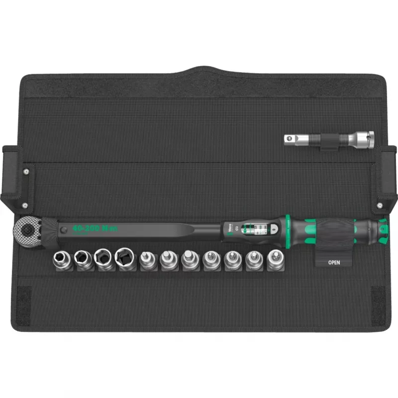 Wera Click-Torque C 3 Set 1 Drehmomentschlüssel-Set, 1/2 inch Antrieb, 40-200 Nm, 4-teilig