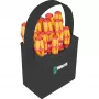 Wera Kraftform 2go 100 Schraubendreher-Bit-Set, 11-teilig, Phillips, Pozidriv, Torx, 25 mm Bits, mit Rapidaptor Bithalter und Textiltasche 05004310001
