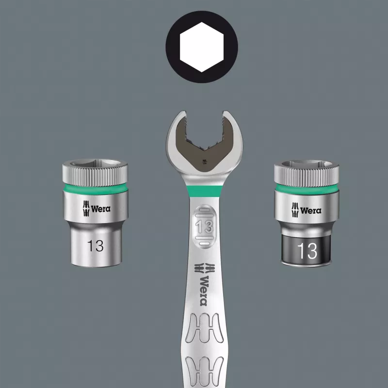 Wera Steckschlüssel Magnetleiste A Imperial 1/4 Zoll Antrieb, 4 Halter, 05005420001