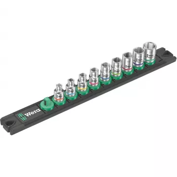 Wera Steckschlüssel Magnetleiste A Imperial 1/4 Zoll Antrieb, 4 Halter, 05005420001