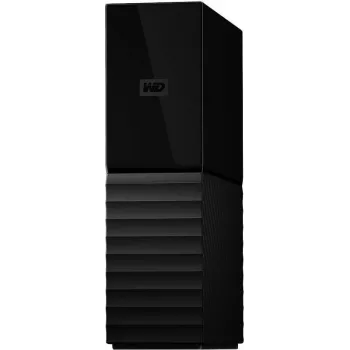 Western Digital My Book 6TB USB 3.0 Desktop-Festplatte mit Hardware-Verschlüsselung und automatischer Datensicherung - Schwarz WDBBGB0060HBK