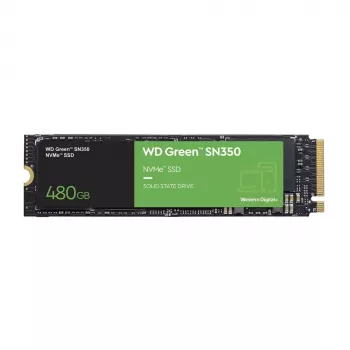 Western Digital WD Green SN350 480 GB M.2 PCIe NVMe SSD, TLC, 2400/1650 MB/s
