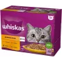 WHISKAS Sachet Jelly Geflügel, Ente, Truthahn, Huhn - Nassfutter für Katzen - 12x85 g