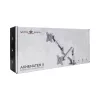 White Shark AKHENATEN-II GMS-3212 Dual-Monitor-Halterung – Gasfeder, Tischklemme/Tischdurchführung, 17-32 Zoll, 9kg pro Arm, Schwarz