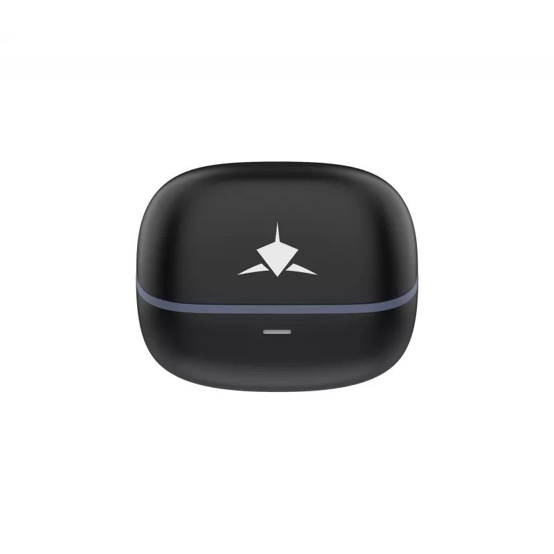 White Shark BLAZE-B GEB-TWS-201 True Wireless Bluetooth 5.1 In-Ear-Kopfhörer mit Ladecase, IPX4 Wasserschutz, Touch-Steuerung, Schwarz