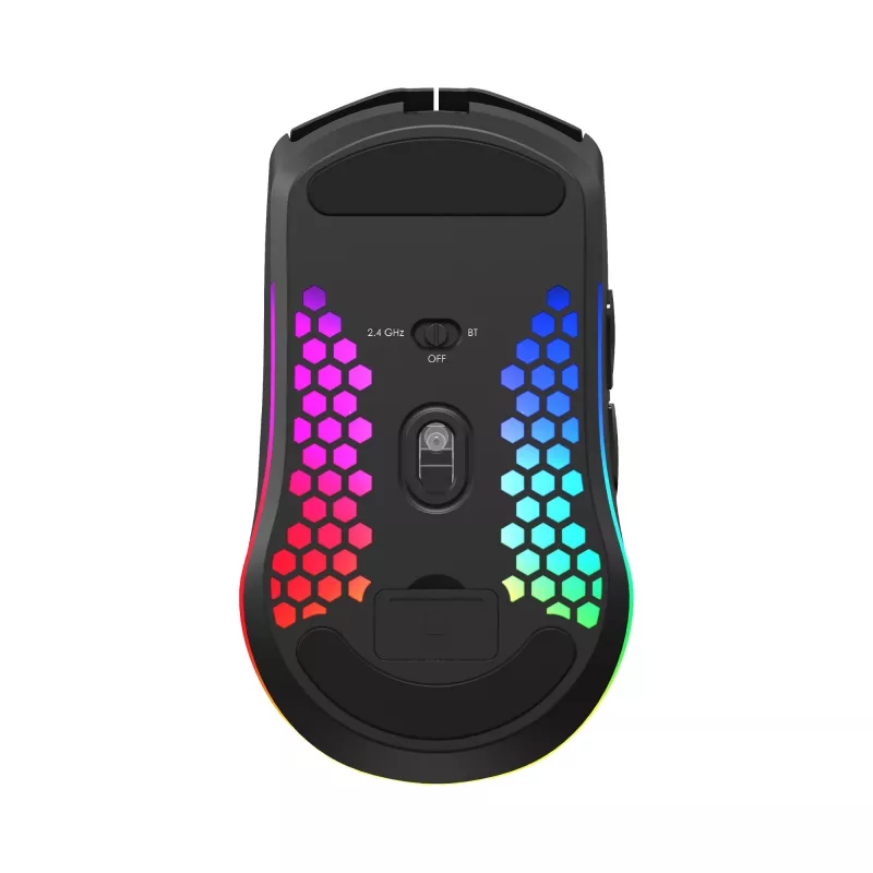 White Shark CADOR-B WGM-5020 Kabelgebundene RGB Gaming-Maus, Schwarz