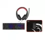 White Shark COMANCHE-3 Gaming Set für Einsteiger - Gaming-Tastatur, Gaming-Maus, Gaming-Headset und Mauspad - Schwarz