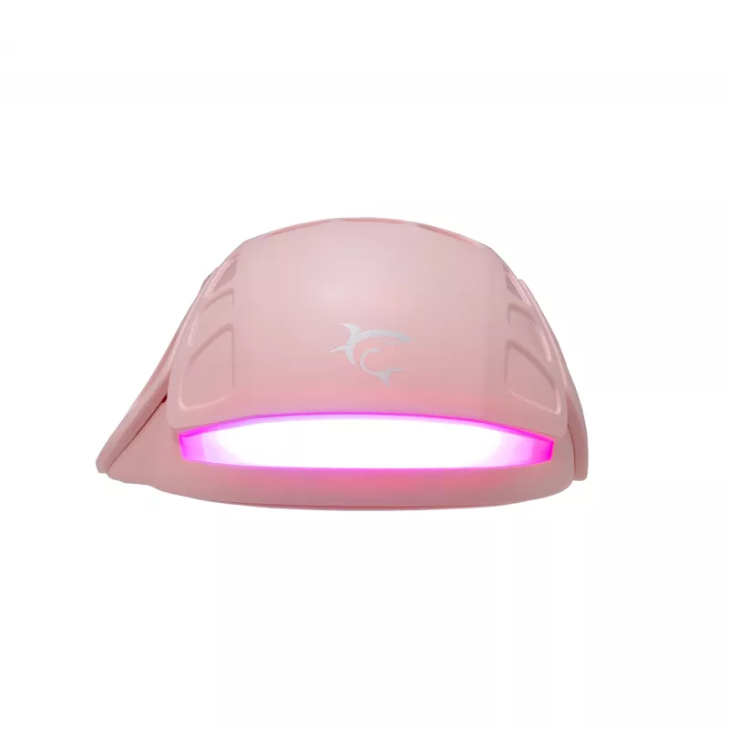 White Shark ECTOR-P GM-5016 Kabelgebundene Gaming-Maus, 6400 DPI, Pink