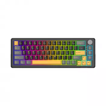 White Shark EXCALIBUR M GK-009151 Mechanische Gaming-Tastatur, Schwarz, US-Layout, RGB, kabelgebunden