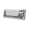 White Shark EXCALIBUR M Mechanische Tastatur (GK-009251) mit Outemu Blue Switches, RGB-Beleuchtung, US-Layout, Weiß