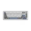 White Shark EXCALIBUR M Mechanische Tastatur (GK-009251) mit Outemu Blue Switches, RGB-Beleuchtung, US-Layout, Weiß