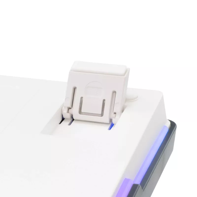White Shark EXCALIBUR-W Mechanische Gaming-Tastatur, 75% Layout, KTT Wine Red Hot-Swap, Per-Key RGB, Kabelgebunden, Weiß