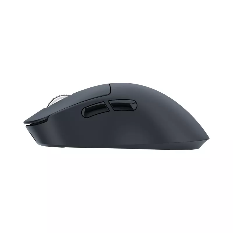 White Shark GAWAIN-B Kabellose Gaming-Maus, 12000 DPI, 500 mAh, 56 g, Schwarz