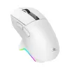 White Shark GAWAIN-W Kabellose Gaming-Maus – 12000 DPI, 500mAh Akku, 56g, Weiß
