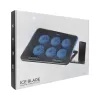 White Shark ICE BLADE GCP-96 Dual-Lüfter Laptop-Kühlpad mit blauer LED, unterstützt bis zu 17 Zoll, 5 einstellbare Positionen