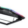White Shark ICE BLADE GCP-96 Dual-Lüfter Laptop-Kühlpad mit blauer LED, unterstützt bis zu 17 Zoll, 5 einstellbare Positionen