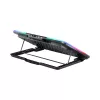 White Shark ICE BLADE GCP-96 Dual-Lüfter Laptop-Kühlpad mit blauer LED, unterstützt bis zu 17 Zoll, 5 einstellbare Positionen